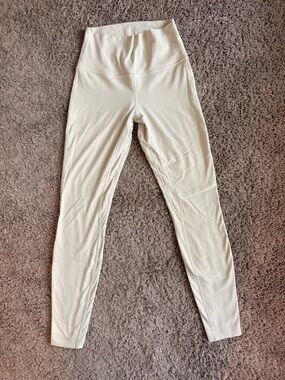 Lululemon Align 28” Bone double lined Leggings size 6